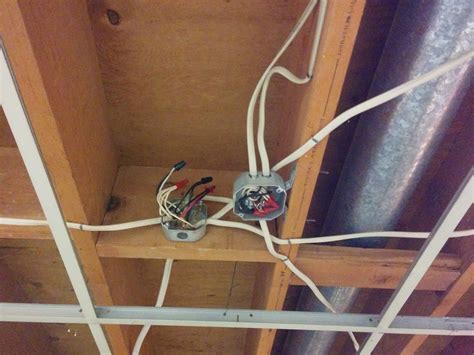 how to install junction box in existing ceiling|installing electrical box in ceiling.